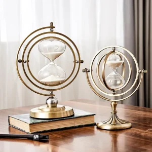 2025 Nordic Creative Retro Metal Hourglass Timer