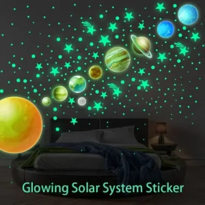 Luminous Stars Wall Stickers DIY PVC Glow in The Dark