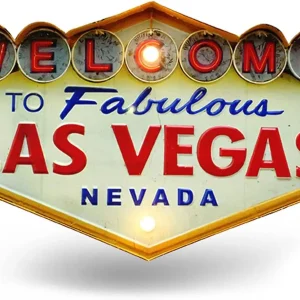 Welcome to Fabulous Las Vegas Nevada Retro Metal Neon Sign